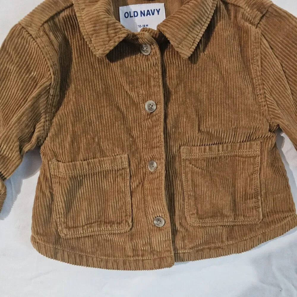 Old‎ Navy Coduroy Toddler Jacket 12/18 Months